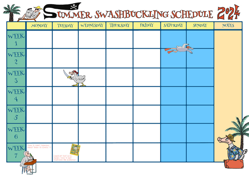 2024 School Summer Holiday Planner - FREE