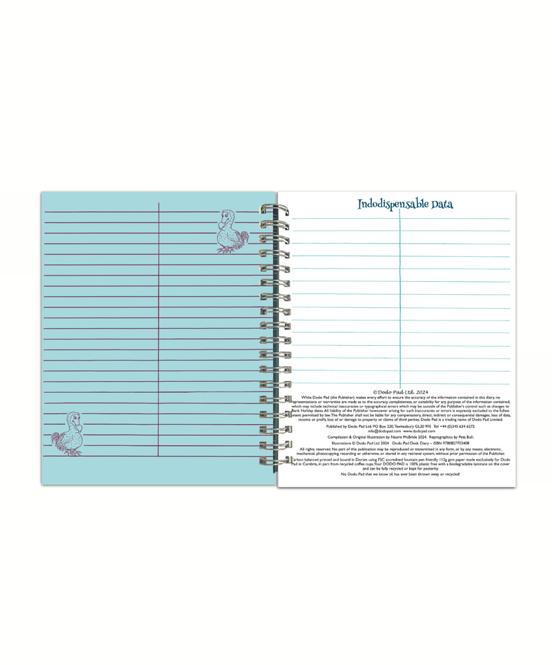 2025 Dodo Pad Original Desk Diary - HARD COVER