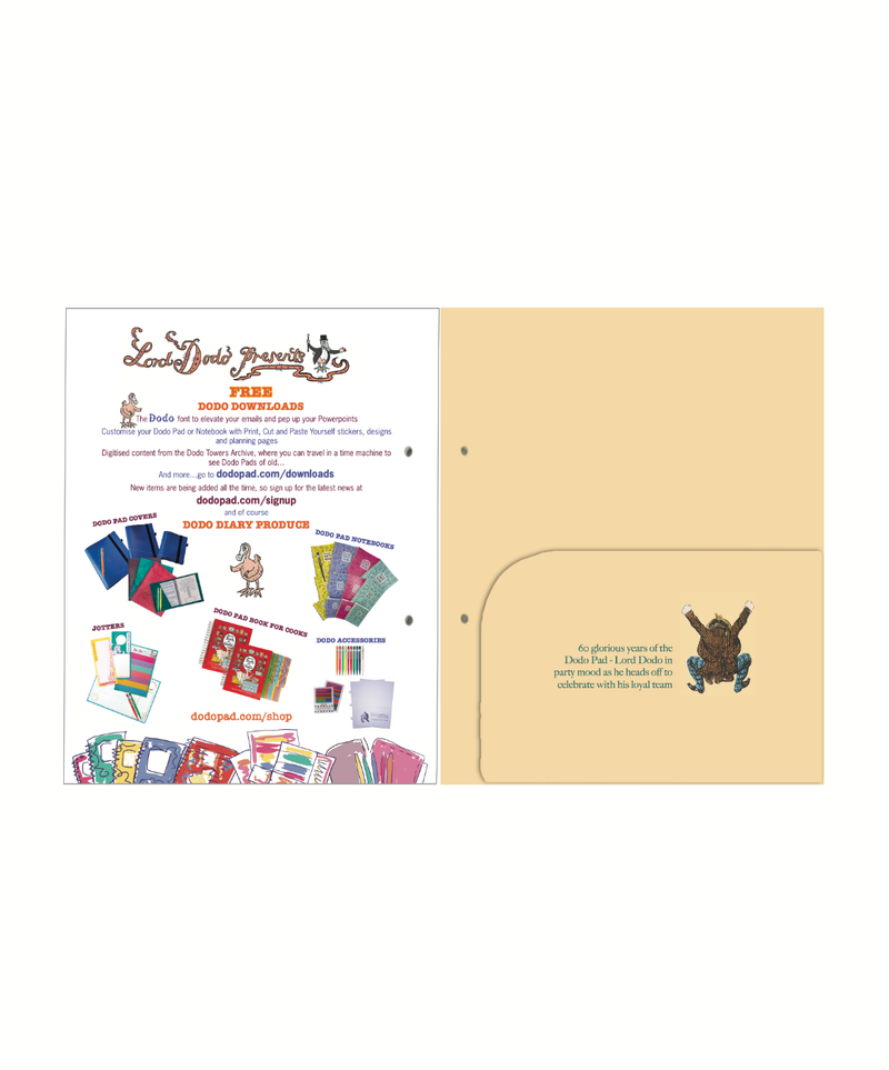 2026 Dodo Pad Loose Leaf Desk Diary - Published 26th June