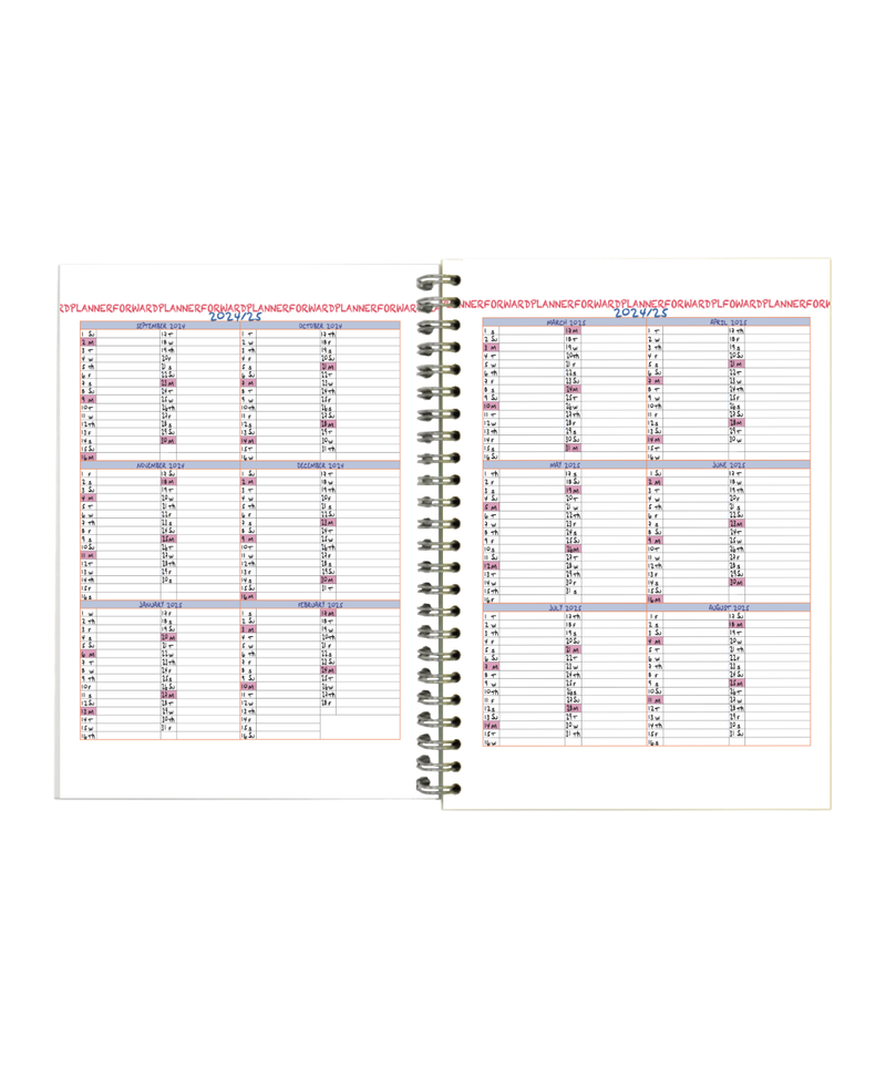 2024/25 Academic A5 Diary