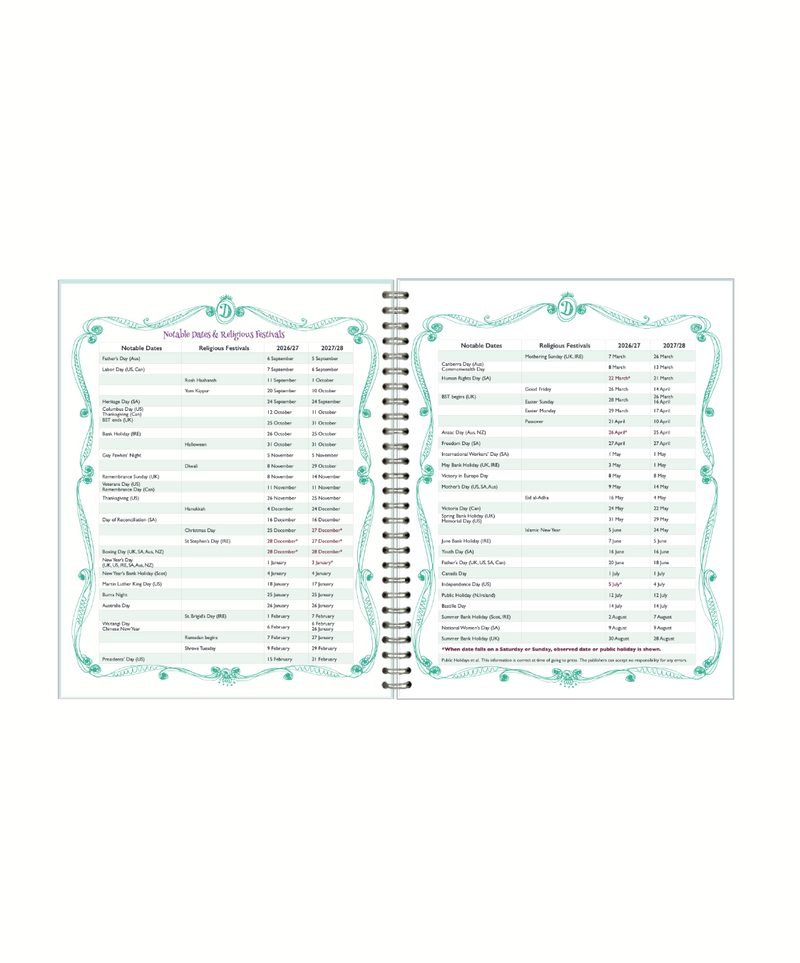2026/27 Dodo Pad Academic ORIGINAL Desk Diary – The Dodo Pad Ltd