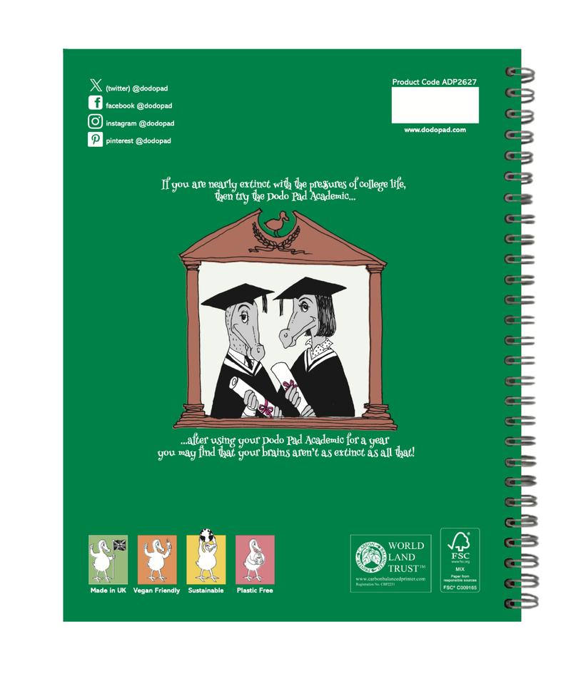 2026/27 Dodo Pad Academic ORIGINAL Desk Diary – The Dodo Pad Ltd