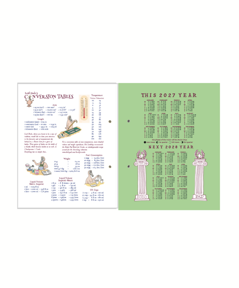 2027 Dodo Pad Loose Leaf Desk Diary – The Dodo Pad Ltd