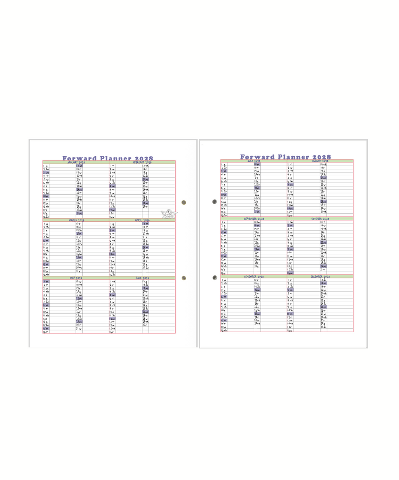 2027 Dodo Pad Loose Leaf Desk Diary – The Dodo Pad Ltd