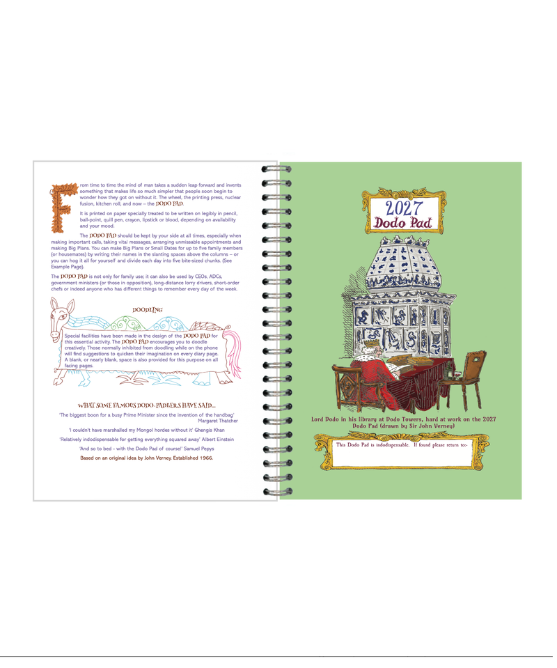 2027 Dodo Pad A5 Diary – The Dodo Pad Ltd