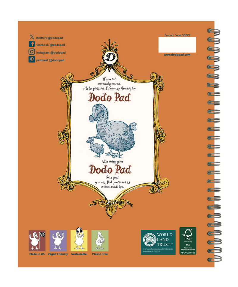 2027 Dodo Pad ORIGINAL Desk Diary – The Dodo Pad Ltd