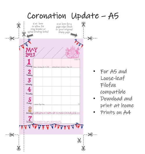 Coronation Update - A5 FREE