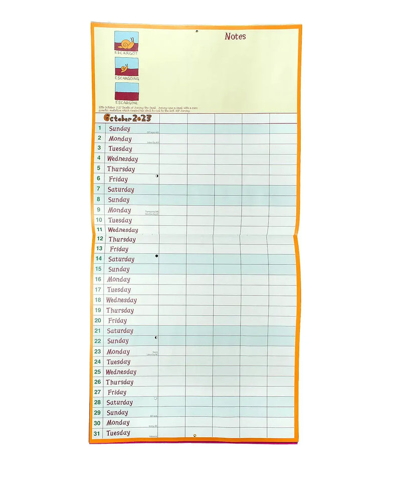 2023 Dodo Pad Family Planner Calendar