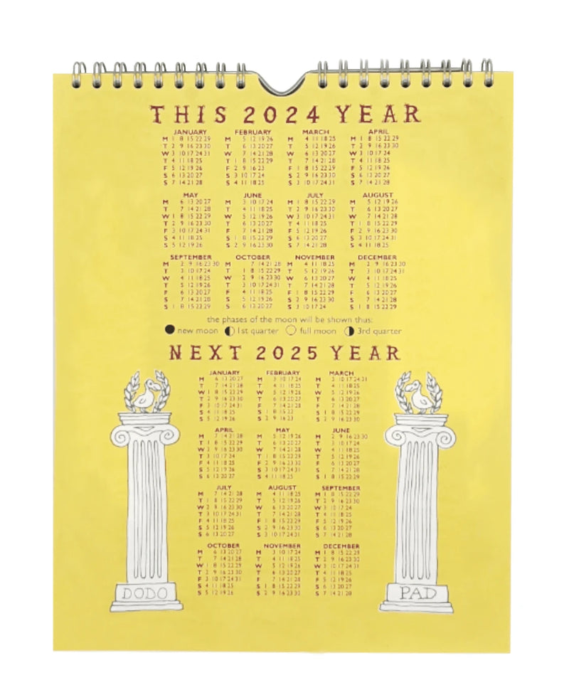 2024 Dodo Pad On The Wall Pad Calendar - 10% Pre-Order Discount