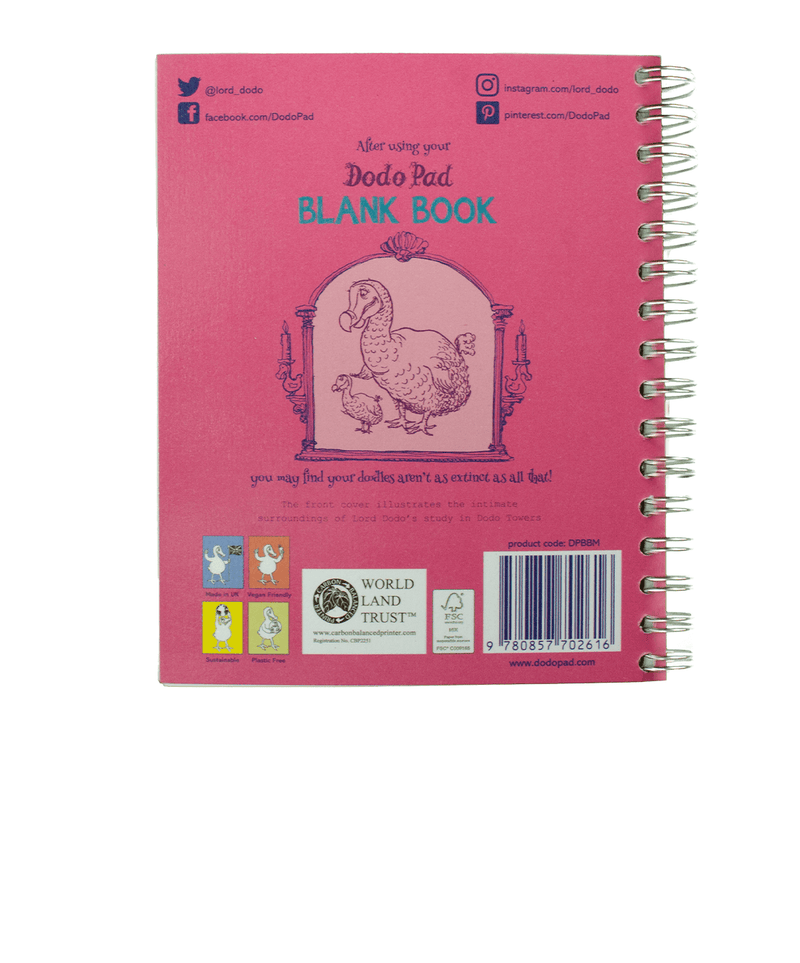 The Dodo Pad Blank Book Mini Size (13.6cm x 11cm)