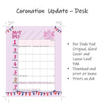 Coronation Update - Desk Diary and variants FREE